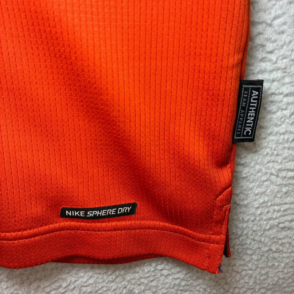 Vintage Nike Clemson Tiger Polo Shirt Men XL Orange Pearl College Preppy 90s Y2K - Picture 5 of 9